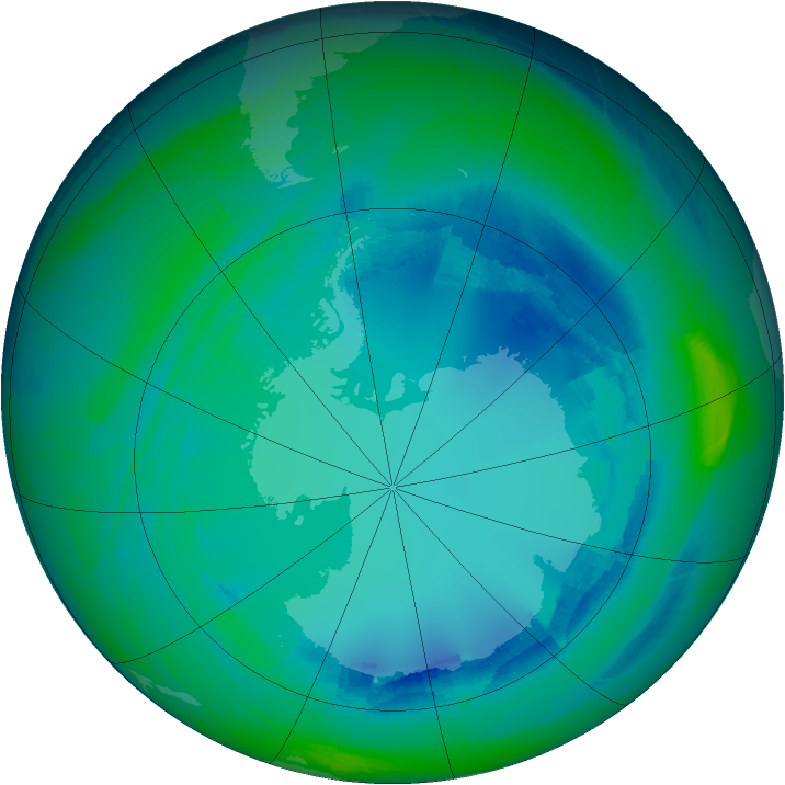 Ozone Map 2008-08-09